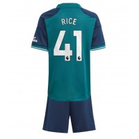 Arsenal Declan Rice #41 Tredje trøje Børn 2023-24 Kortærmet (+ Korte bukser)